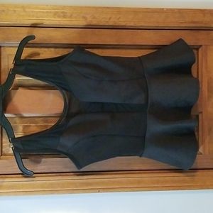 Women's Alt. B mesh sleeveless ruffle top size m/l